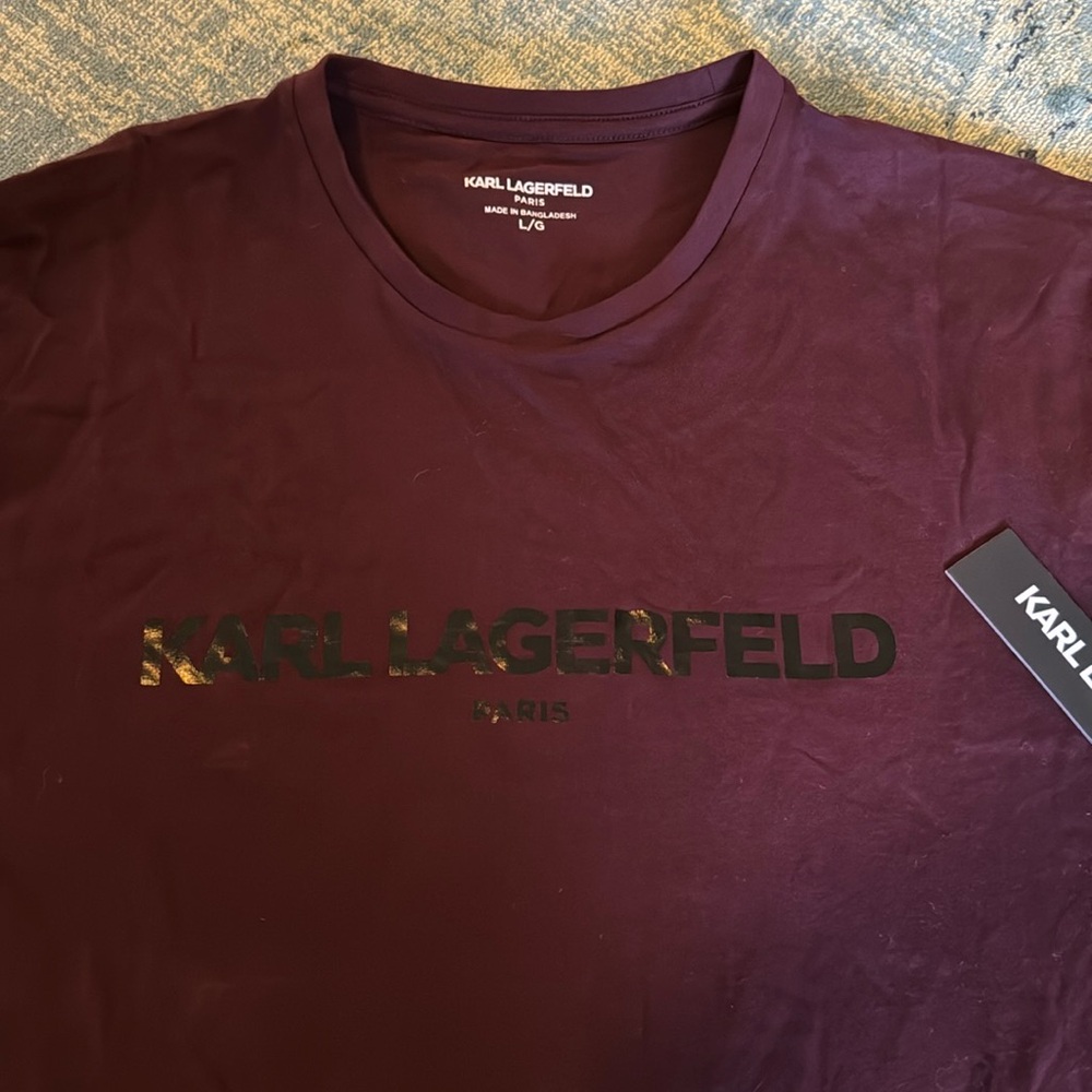 NWT KARL LAGERFELD LARGE MENS T